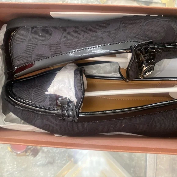 Coach Black Signature Loafers - Picture 6 of 6